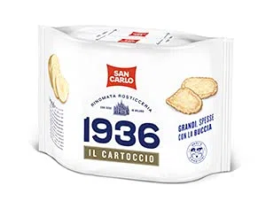 6 x 190gr Cartoccio Patatine San Carlo 1936