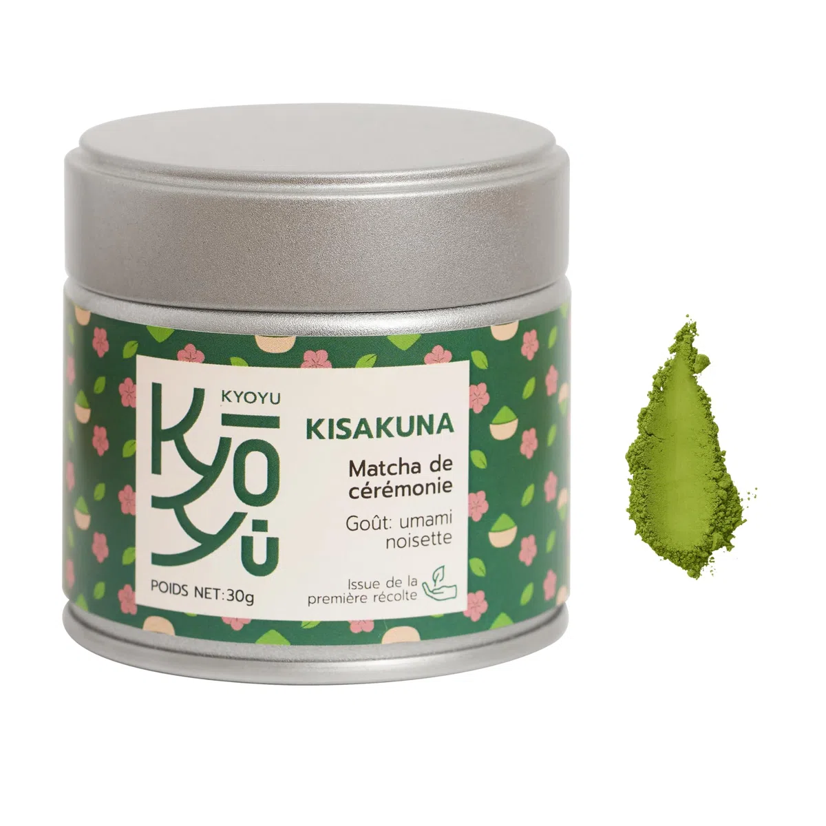 Matcha Giapponese Grado Cerimoniale – Tencha coltivato a Yame (Kyushu) – Note Umami & Nocciola – 30g – Kyoyu Kisakuna