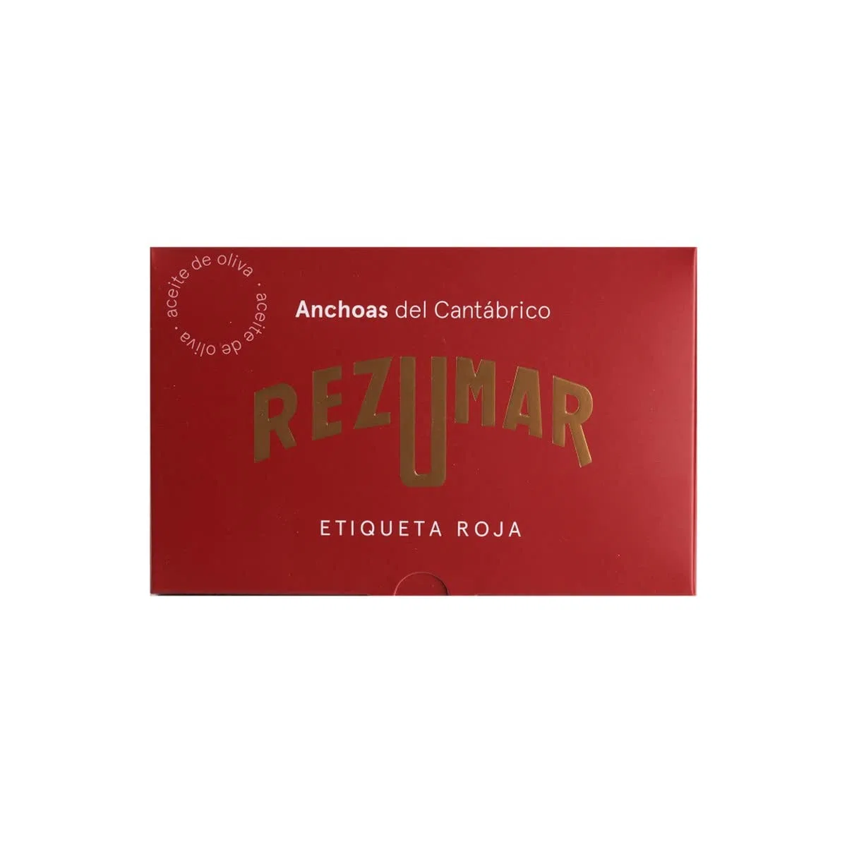 Rezumar - Etichetta Rossa - Filetti di Acciughe del Mar Cantabrico in Olio d'Oliva - 270 Grammi