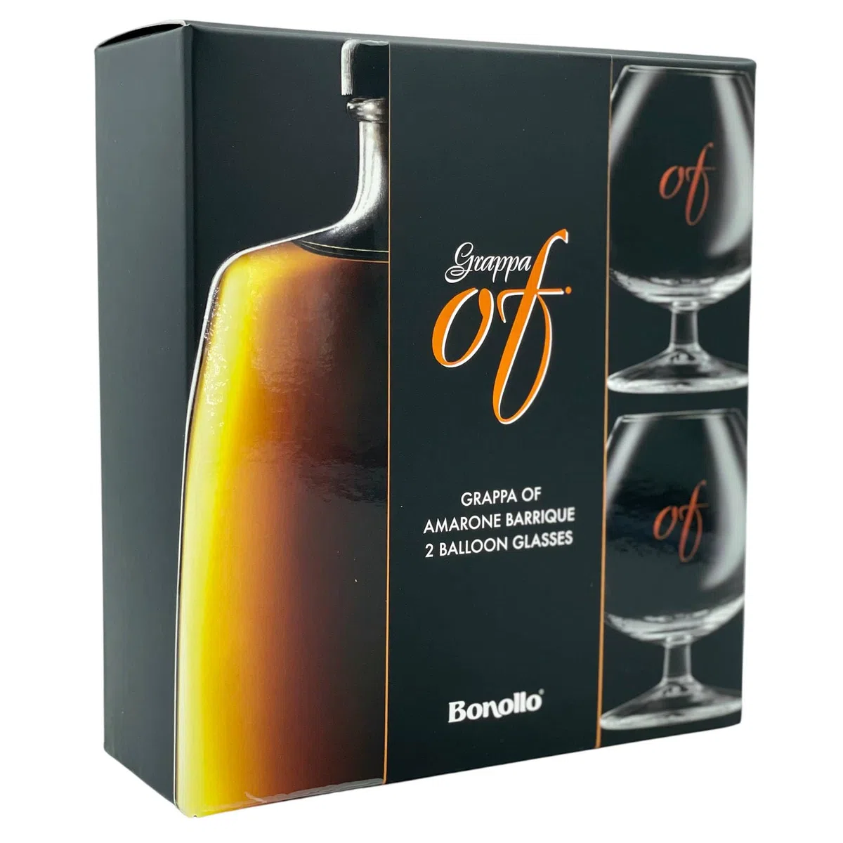 BONOLLO DELITE BALLOON EDITION GRAPPA OF AMARONE BARRIQUE 35 CL E DUE BALLOON