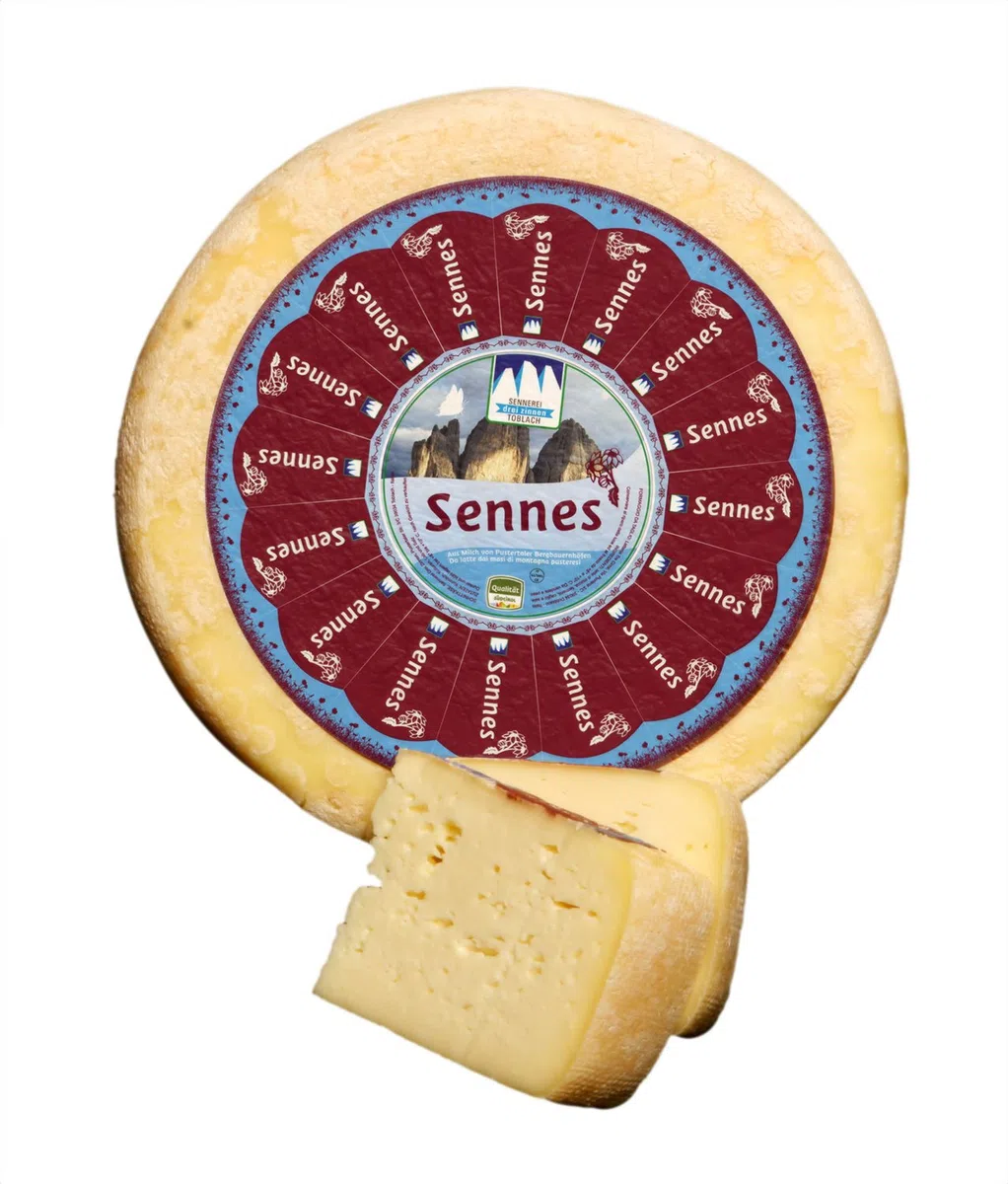 Formaggio Sennes Latteria Tre Cime forma intera ca. 2 kg.