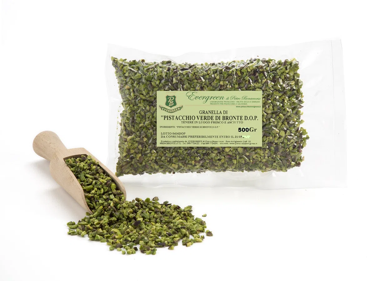 GRANELLA 100% Pistacchio Verde di Bronte D.O.P., Originale, Certificato (500)