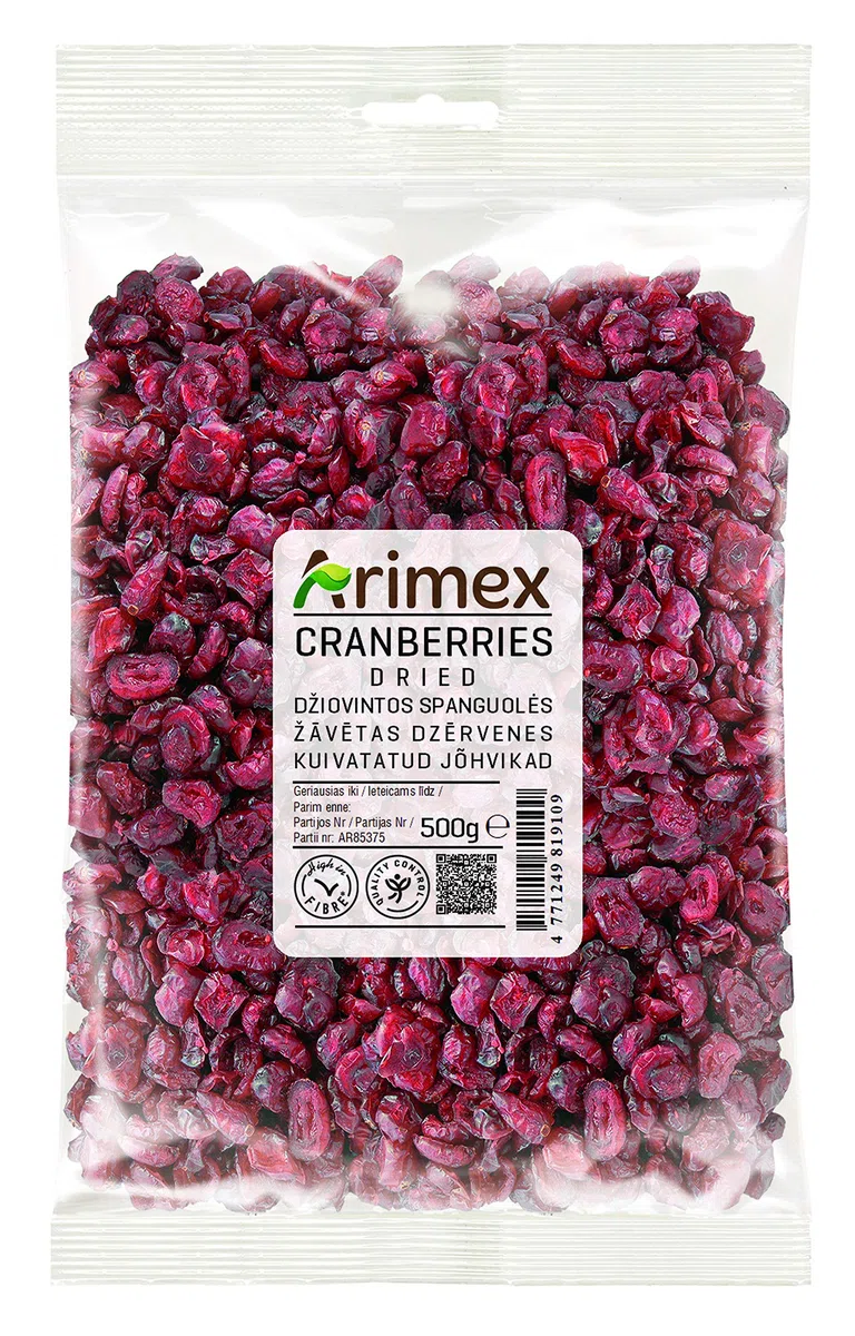 Arimex Cranberries, 500g