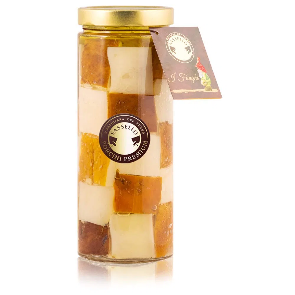 FUNGHI PORCINI A SCACCHIERA PREMIUM SOTT'OLIO D'OLIVA 1000 GR…