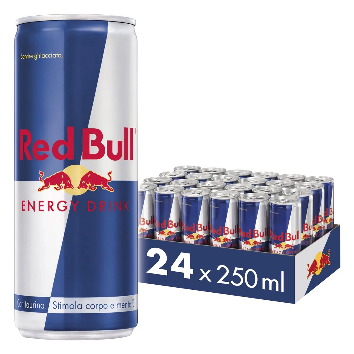 Red Bull Energy Drink, 250 ml, (24 Lattine)