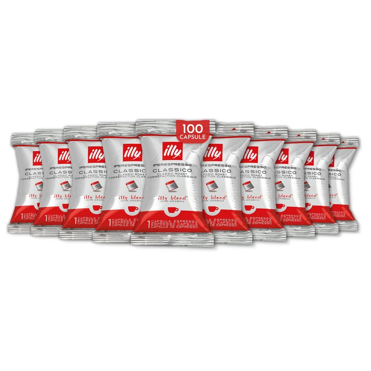 illy Capsule Caffè Iperespresso Tostato CLASSICO, Confezione da 100 capsule