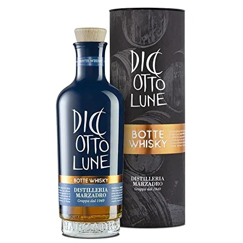DISTILLERIA MARZADRO LE DICIOTTO LUNE BOTTE WHISKY 50 CL