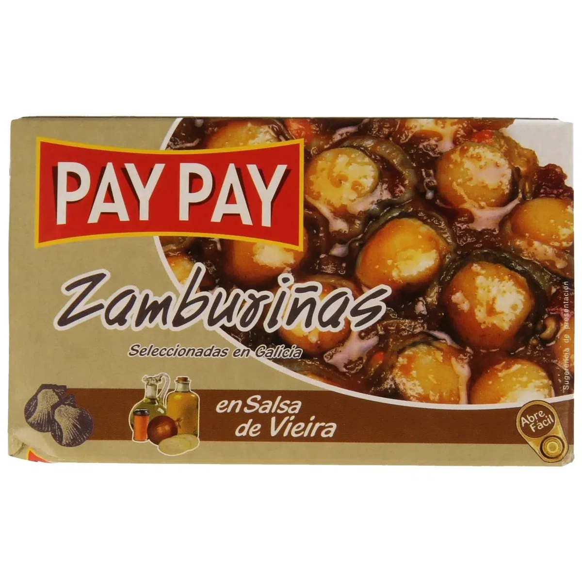 PAY PAY - Capesante in salsa di capesante, 60 g, confezione da 9