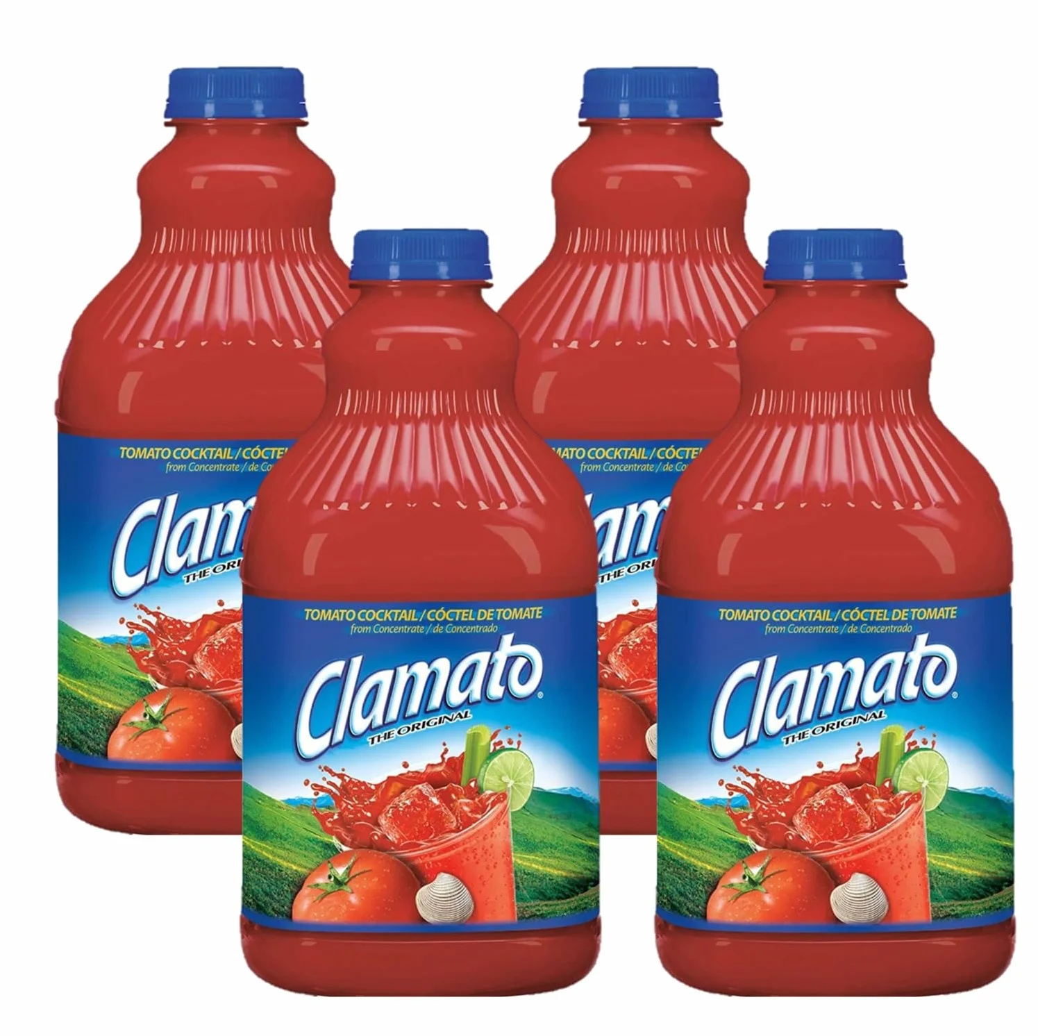 Clamato - Cocktail di pomodoro concentrato 4 pezzi x 946 ml - Pack Promoo