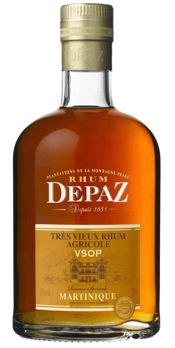 Depaz Rhum Très Agricole Vieux VSOP 45% Vol. 0,7l in Giftbox