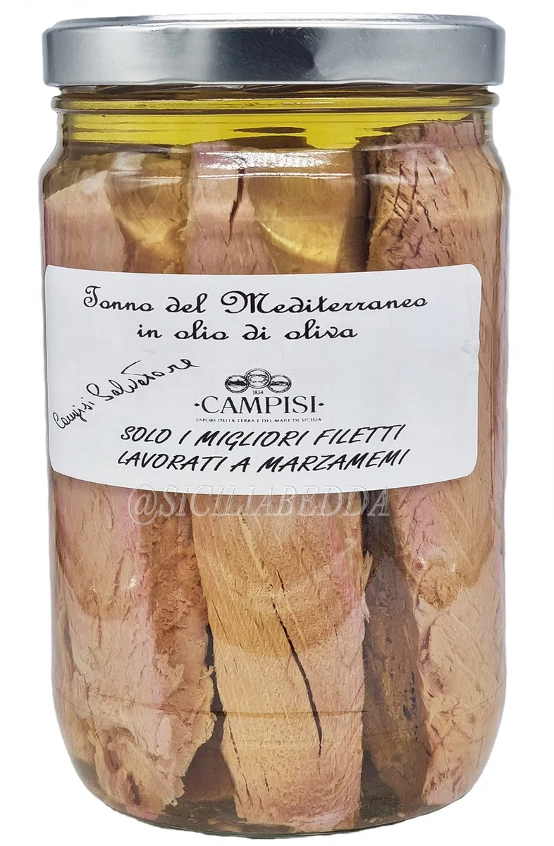Sicilia Bedda - Tonno del Mediterraneo - Elegantissimo Vasetto da 1.6 KG di Tonno