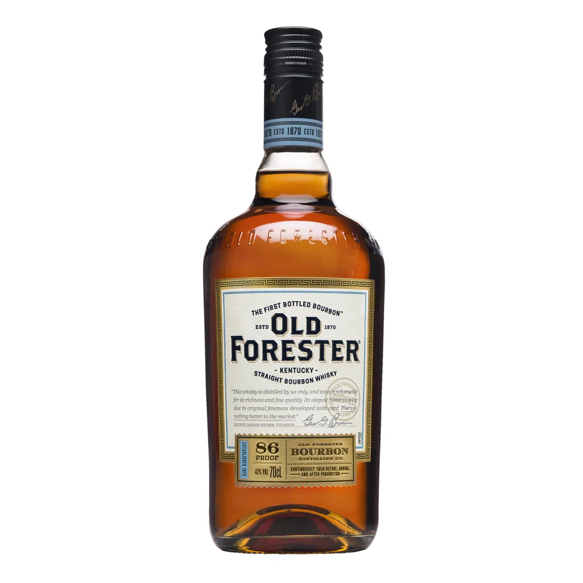 Old Forester Kentucky Straight Bourbon Whisky 0,7L (43% Vol.)