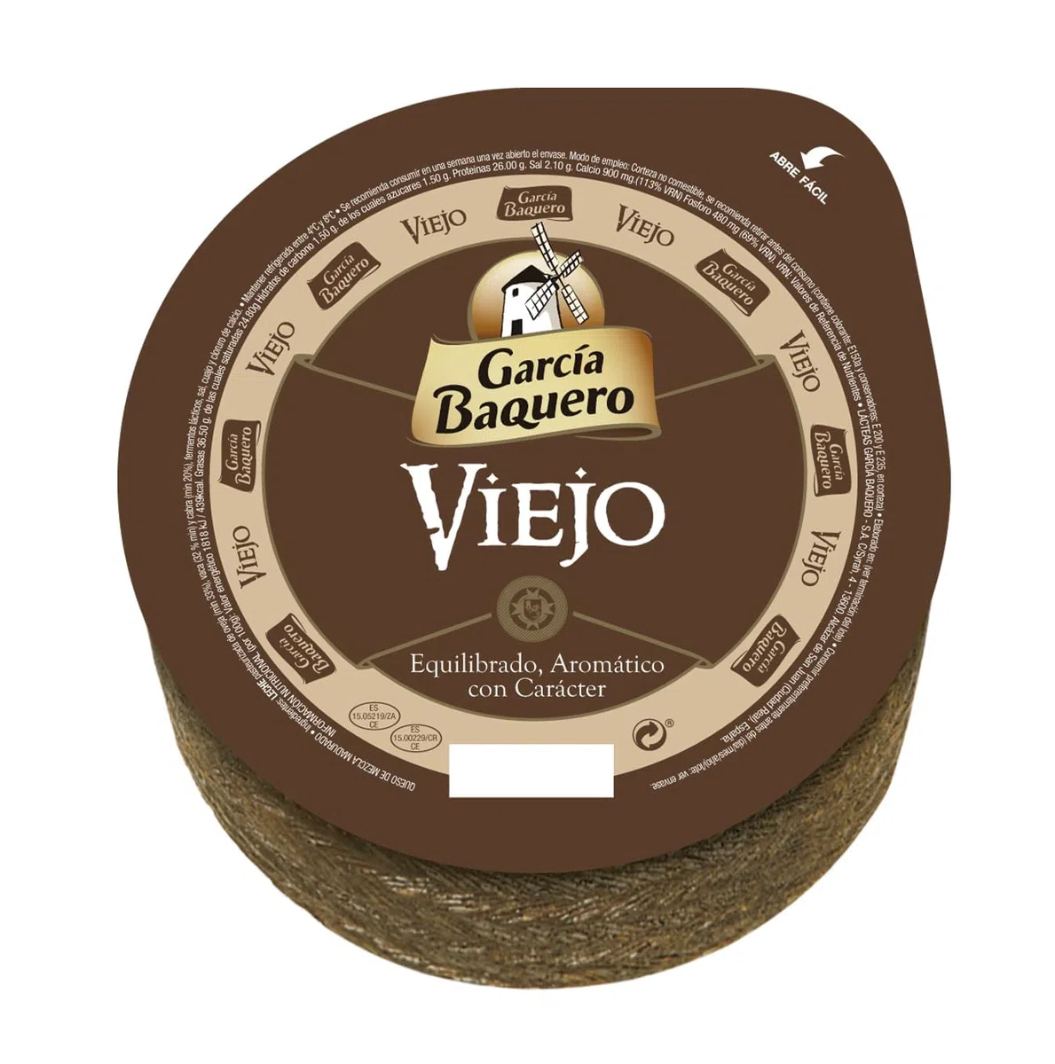 Formaggi Manchego Curado Garcia Baquero 880 Grs