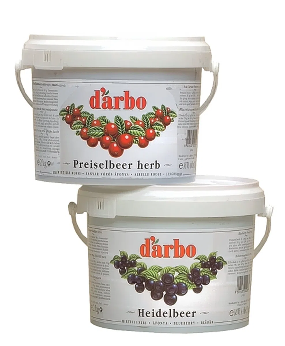 Confettura extra Mirtilli rossi 2 kg. - Darbo Naturrein