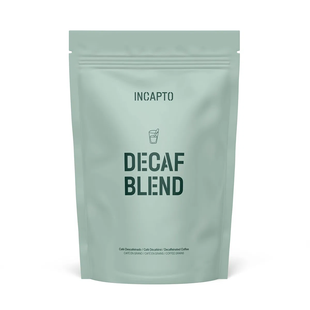 Incapto Caffè Decaffeinato di Specialità in Grani 1kg | Selezione di caffè 100% Arabica dal Brasile | Processo Swiss Water - Decaffeinizzazione Naturale ad Acqua | Decaf