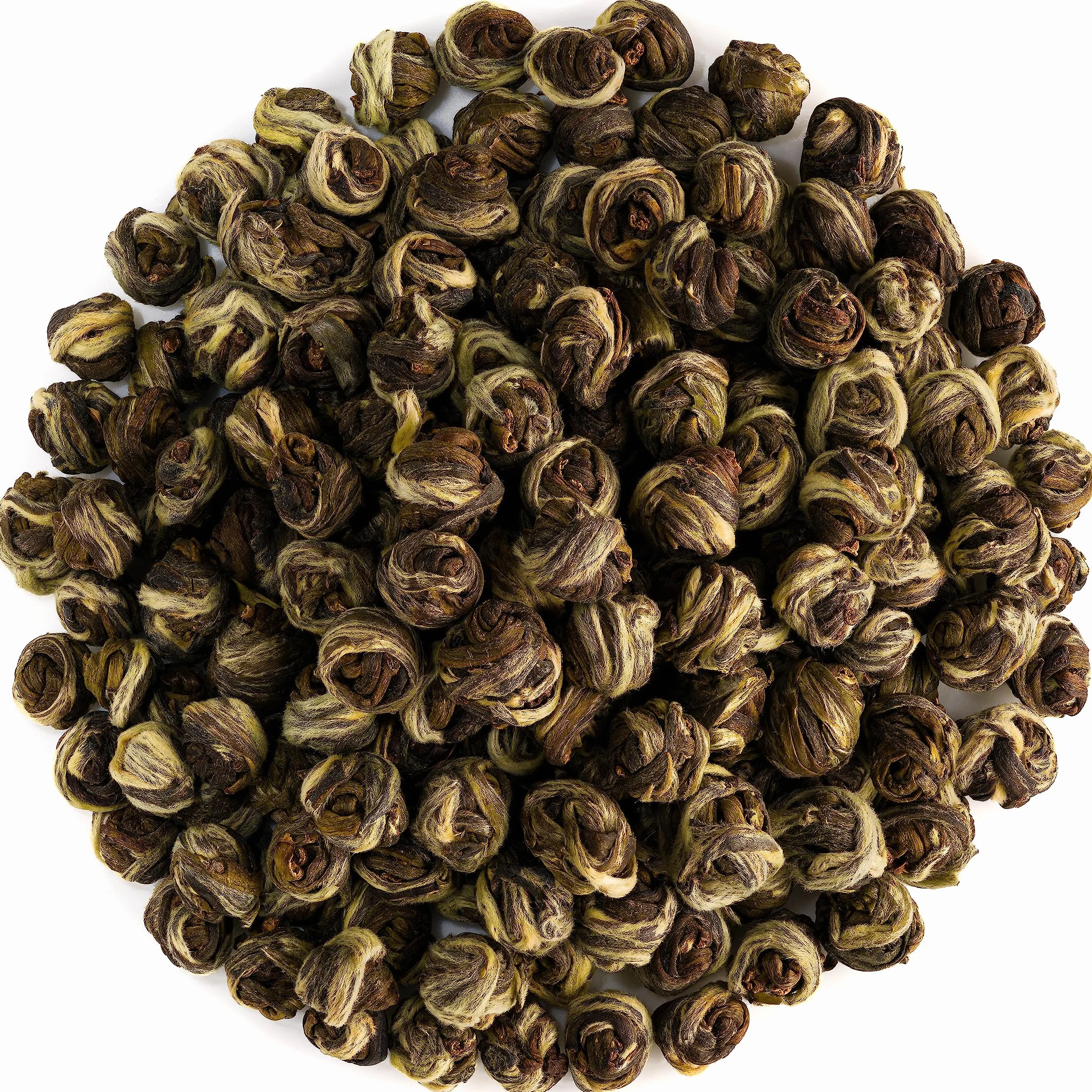 Perle Tè Verde Al Gelsomino - Tè Perle Drago Chinese - Proveniente Da Fuijan Cina