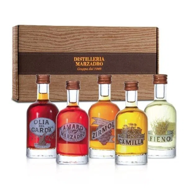 Marzadro DISTILLERIA SET DEGUSTAZIONE INFUSIONI MIGNON 5 CL