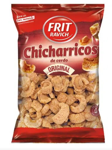 Chicharricos 100g – 18 pezzi – Snack croccante e sfizioso a base di cotenna di maiale