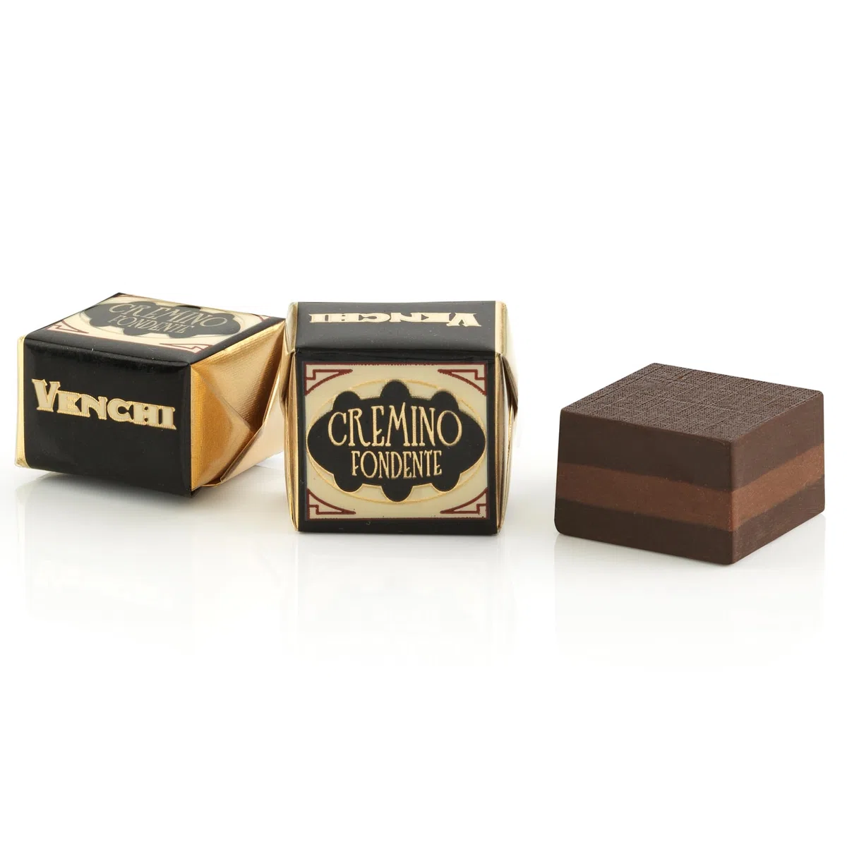 Venchi - Cremino Extra Fondente, Cioccolatini Fondenti con Pasta di "Nocciola Piemonte IGP" e Mandorla, Busta da 1 kg, Senza Glutine, Senza Coloranti e Senza Conservanti