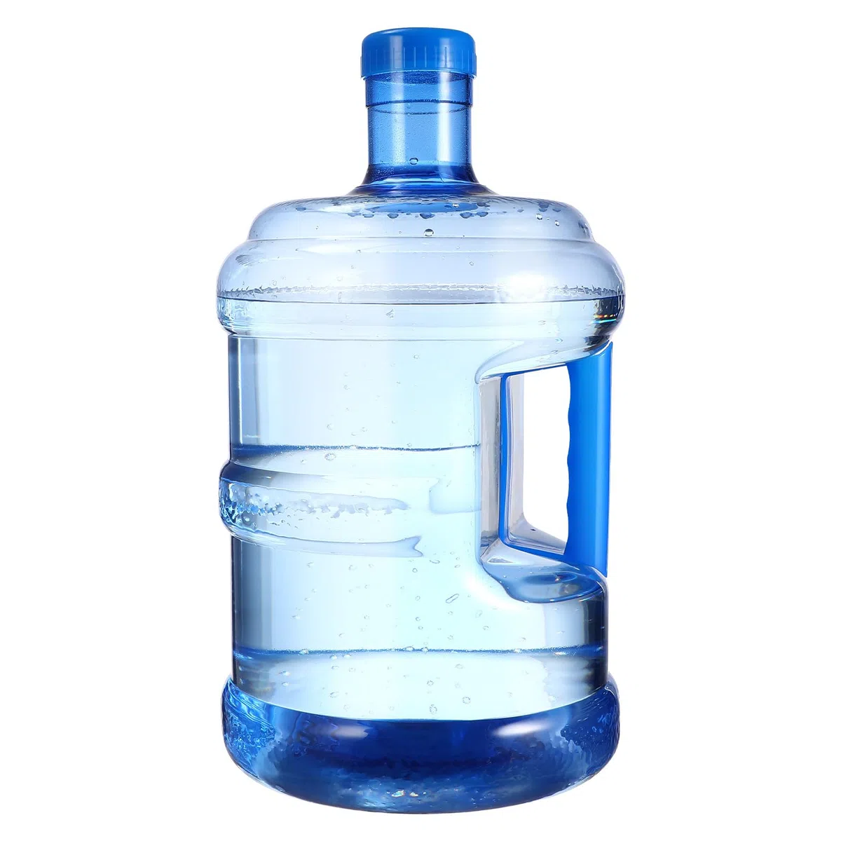 FAVOMOTO Boccale per acqua e minerale, 7,5 l, bottiglia portatile, 5 litri di acqua minerale blu