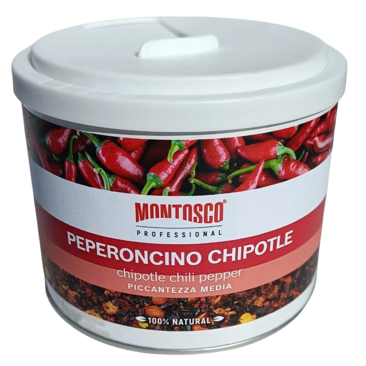Peperoncino Frantumato Chipotle Montosco Professional Barattolo da 200g Spezie Condimenti