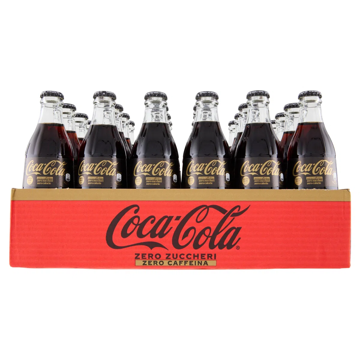 Coca Cola ZERO Caffeina ZERO zuccheri | Vetro 33cl x 24 pezzi