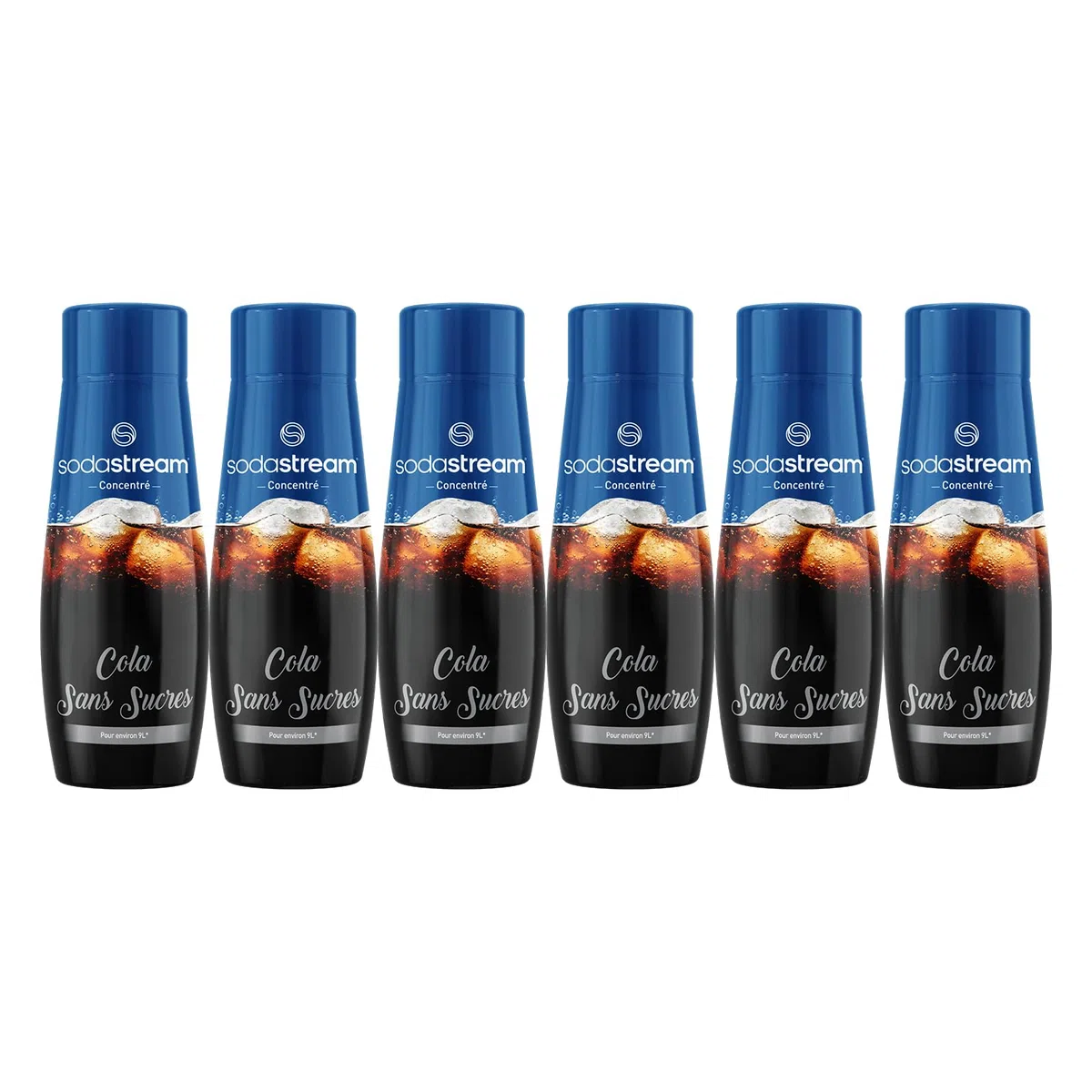 Lot de 6 Concentrés COLA SANS SUCRES SODASTREAM - 440ml