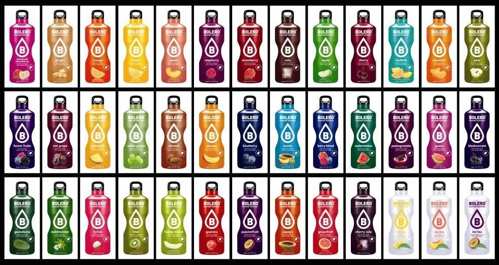 Set di 96 sapori di Bolero Drinks Liquido
