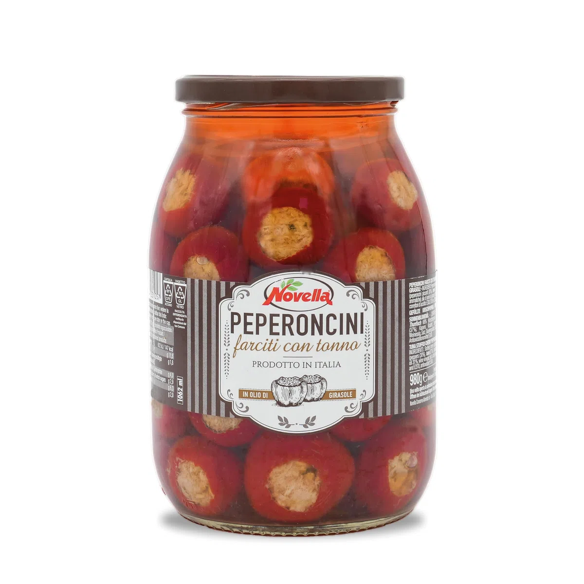 Novella - Peperoncini Farciti Con Tonno -G 980