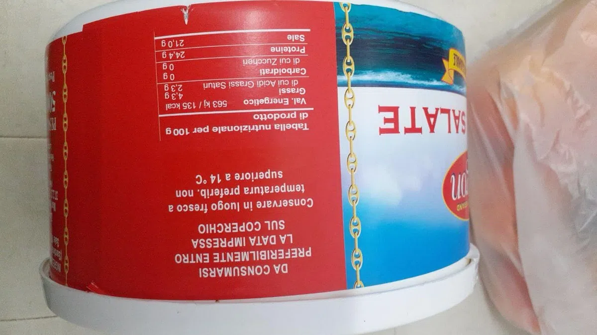 SARDE SALATE ARAGON KG 5 PESO NETTO E SGOCCIOLATO KG 4 PRODOTTO IN ITALIA SICILIA AG