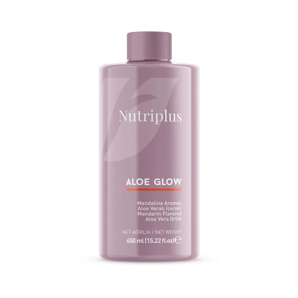 Nutriplus Aloe Glow – Bevanda a Base di Aloe Vera con Aroma Naturale di Mandarino – Formato 450 ml