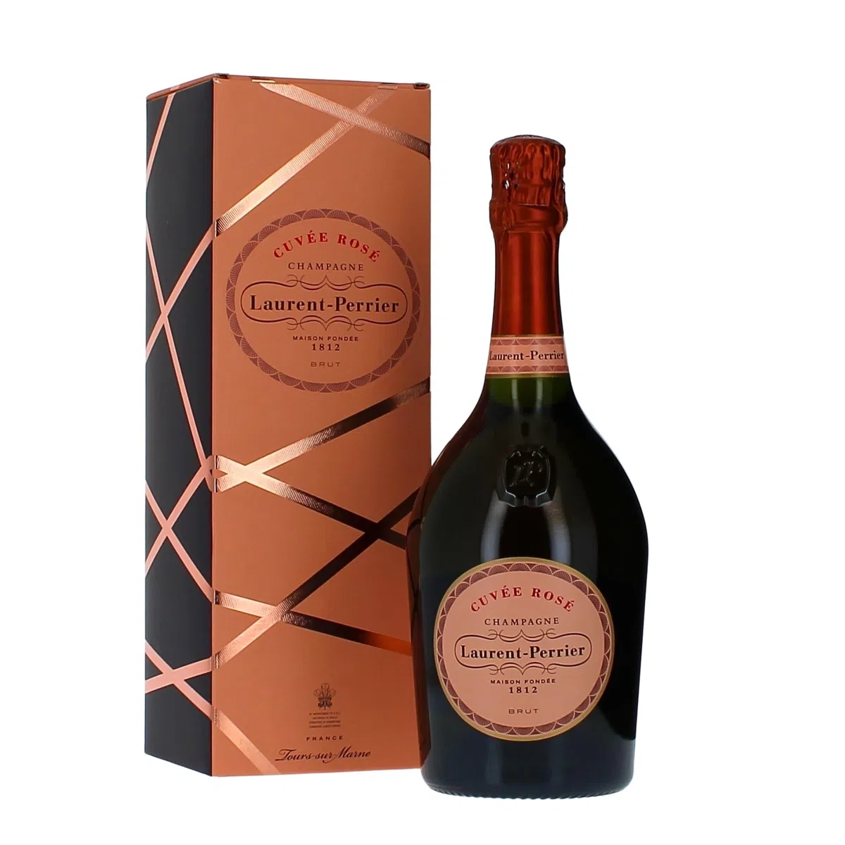 Champagne Cuvée Rosé Astucciato + 2 Calici Laurent-Perrier astucciato