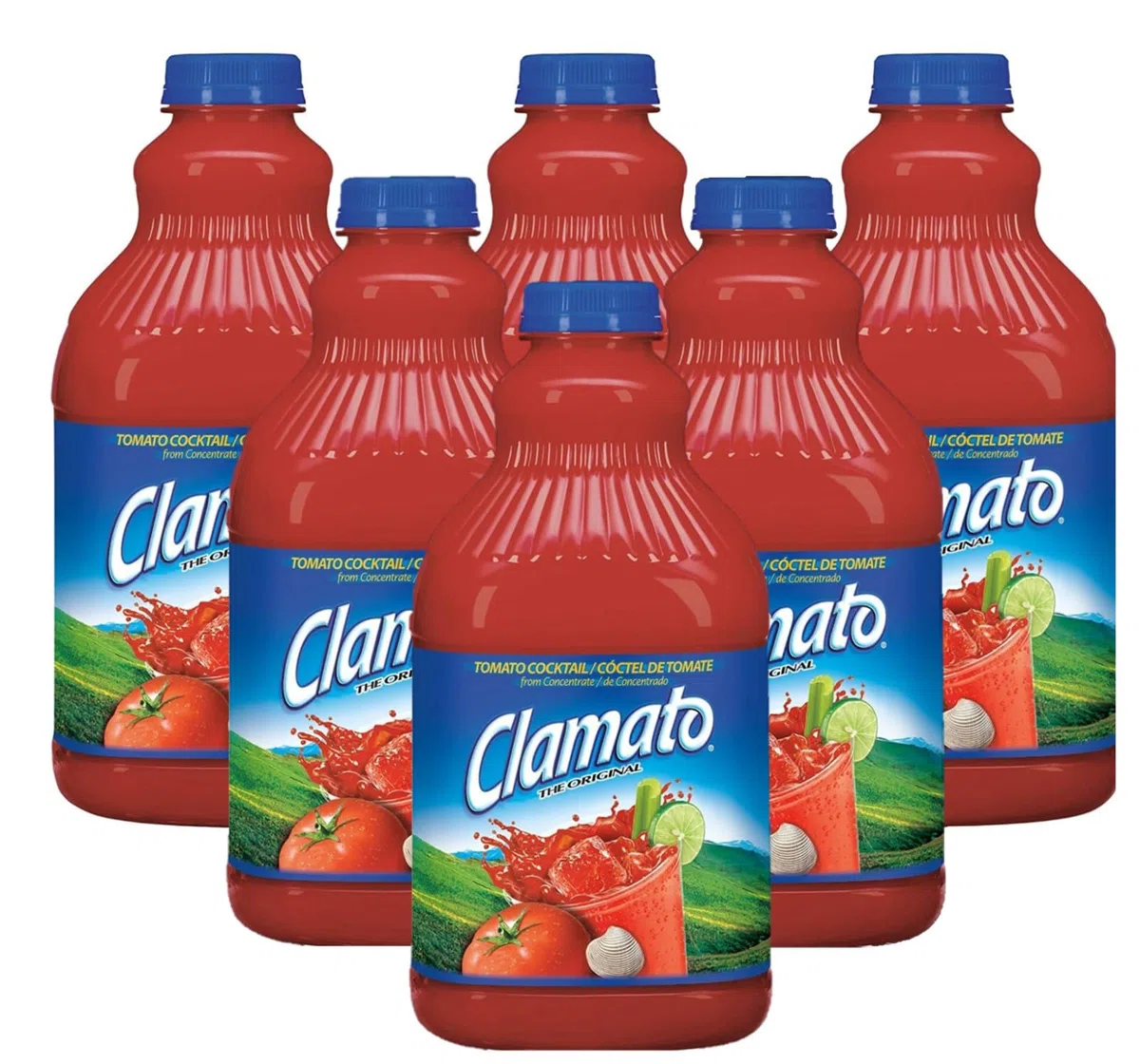 Clamato - Cocktail di pomodoro concentrato 946 ml x 6 pezzi- Pack Promoo