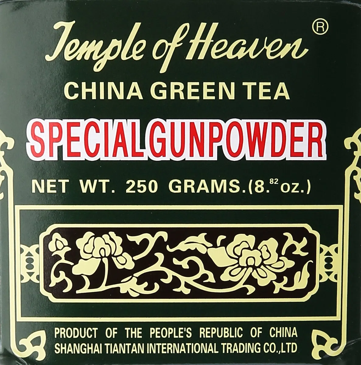 BONGIOVANNI FARINE E BONTA' NATURALI Temple of Heaven - China Green Tea - Special Gunpowder Loose Tea - 8.82 Oz